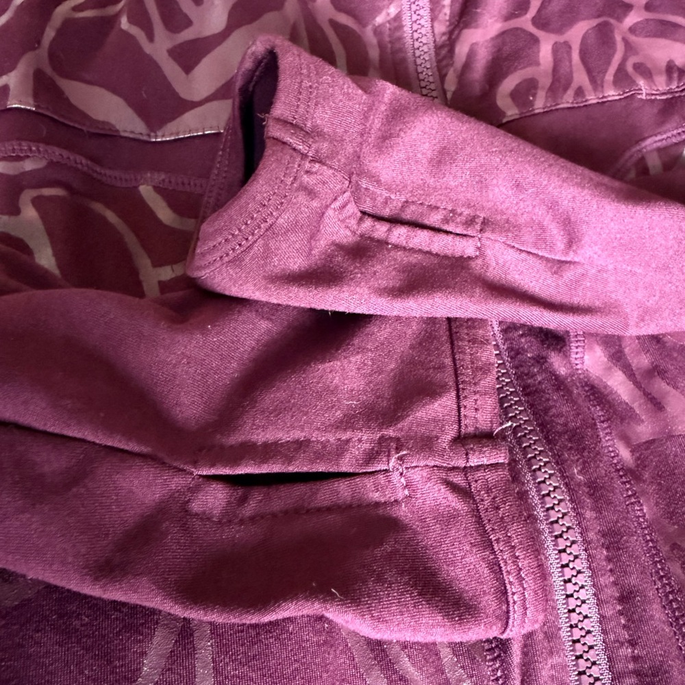 Fabletics Deep Maroon Jacket - image 6